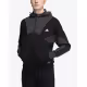 ADIDAS Casual Sports Hooded Splicing Black