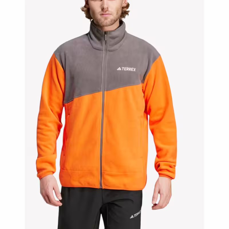 ADIDAS Terrex Multi Full-Zip Fleece Orange/Grey