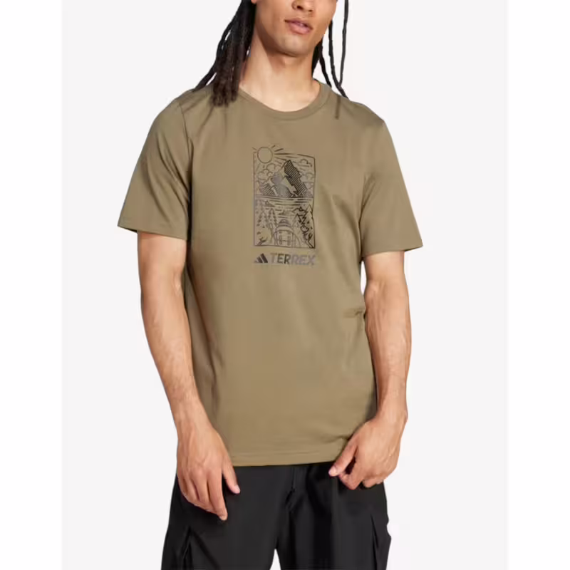 ADIDAS Terrex Graphic Tee Green