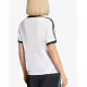 ADIDAS Originals Linear Logo 3-Stripes Tee In Cloud White