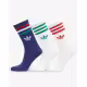 ADIDAS 3-pairs 3S Crew Socks Victory Blue