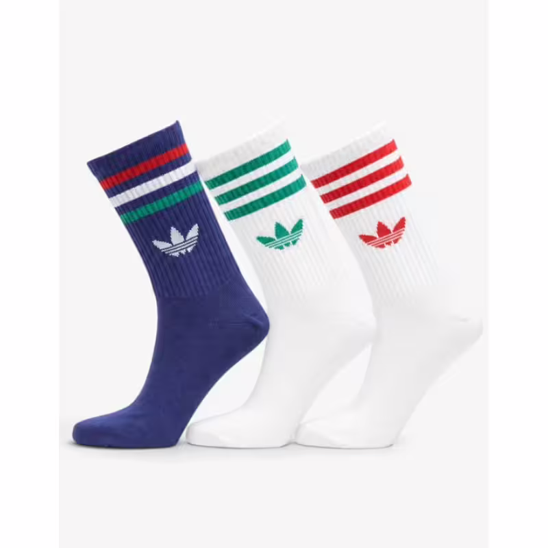 ADIDAS 3-pairs 3S Crew Socks Victory Blue