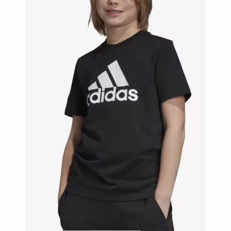 ADIDAS Essentials Big Logo Cotton Tee Black