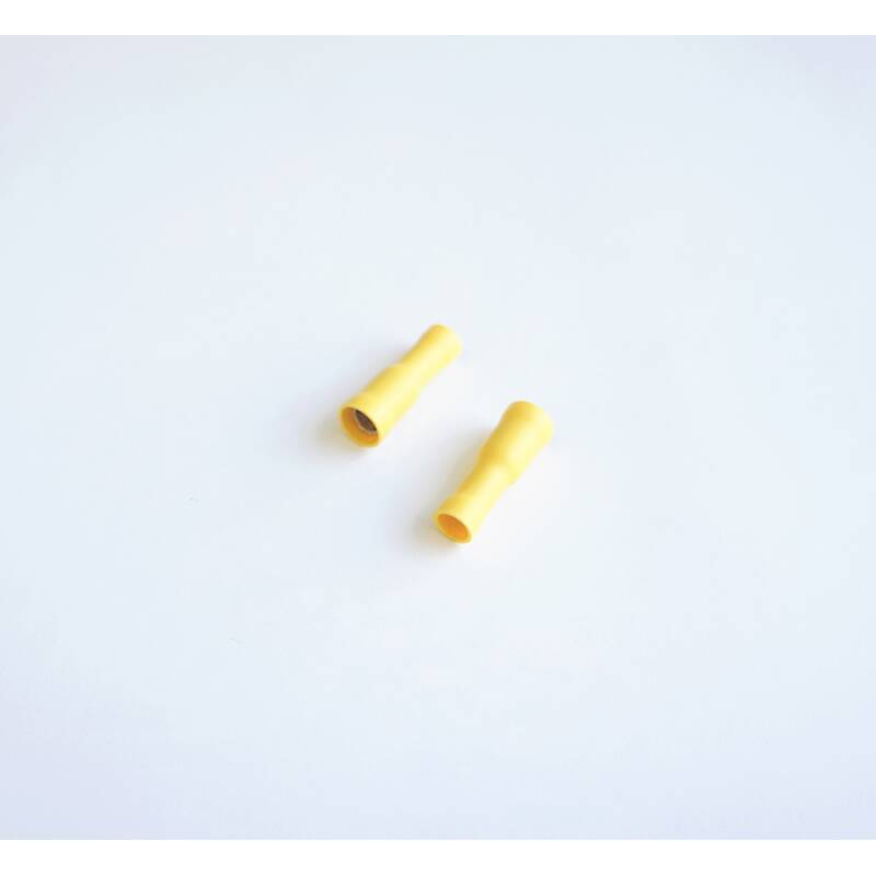 Кабелен конус женски с изолация жълт Ф5mm/4mm2