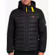 GEOGRAPHICAL NORWAY Aipter Puffer Hoodie Jacket Black