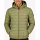 GEOGRAPHICAL NORWAY Aipter Puffer Hoodie Jacket Olive