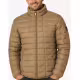GEOGRAPHICAL NORWAY Aipter Puffer Hoodie Jacket Taupe