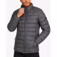 GEOGRAPHICAL NORWAY Amichoko Puffer Hoodie Jacket Grey