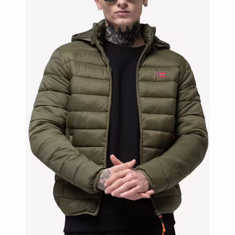 GEOGRAPHICAL NORWAY Amiglobe Puffer Jacket Olive