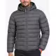 GEOGRAPHICAL NORWAY Amiglobe Puffer Hoodie Jacket Grey