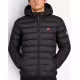 GEOGRAPHICAL NORWAY Amigo Puffer Hoodie Jacket Black
