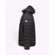 GEOGRAPHICAL NORWAY Amigo Puffer Hoodie Jacket Black