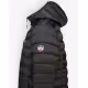 GEOGRAPHICAL NORWAY Amigo Puffer Hoodie Jacket Black
