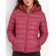 GEOGRAPHICAL NORWAY Atichoko Puffer Hoodie Jacket Bordo