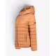 GEOGRAPHICAL NORWAY Atichoko Puffer Hoodie Jacket Camel