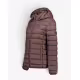 GEOGRAPHICAL NORWAY Atichoko Puffer Hoodie Jacket Brown