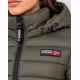 GEOGRAPHICAL NORWAY Atichoko Puffer Hoodie Jacket Khaki
