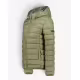 GEOGRAPHICAL NORWAY Atichoko Puffer Hoodie Jacket Olive