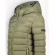 GEOGRAPHICAL NORWAY Atichoko Puffer Hoodie Jacket Olive