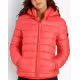 GEOGRAPHICAL NORWAY Atichoko Puffer Hoodie Jacket Red