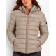 GEOGRAPHICAL NORWAY Atichoko Puffer Hoodie Jacket Taupe
