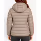 GEOGRAPHICAL NORWAY Atichoko Puffer Hoodie Jacket Taupe