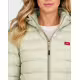 GEOGRAPHICAL NORWAY Atikolor Puffer Hoodie Jacket Sage