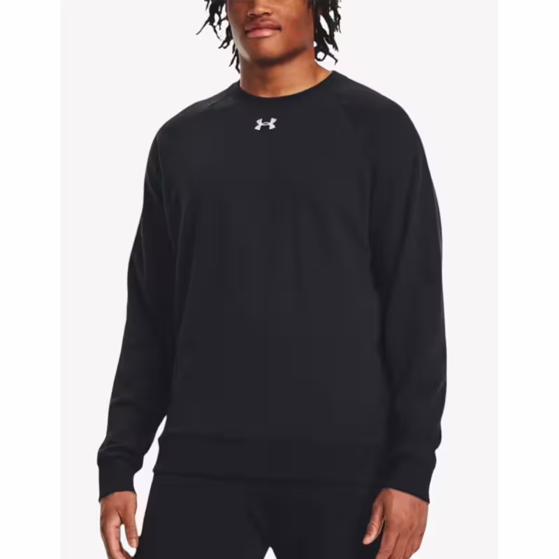 UNDER ARMOUR  Rival Fleece Crew Black