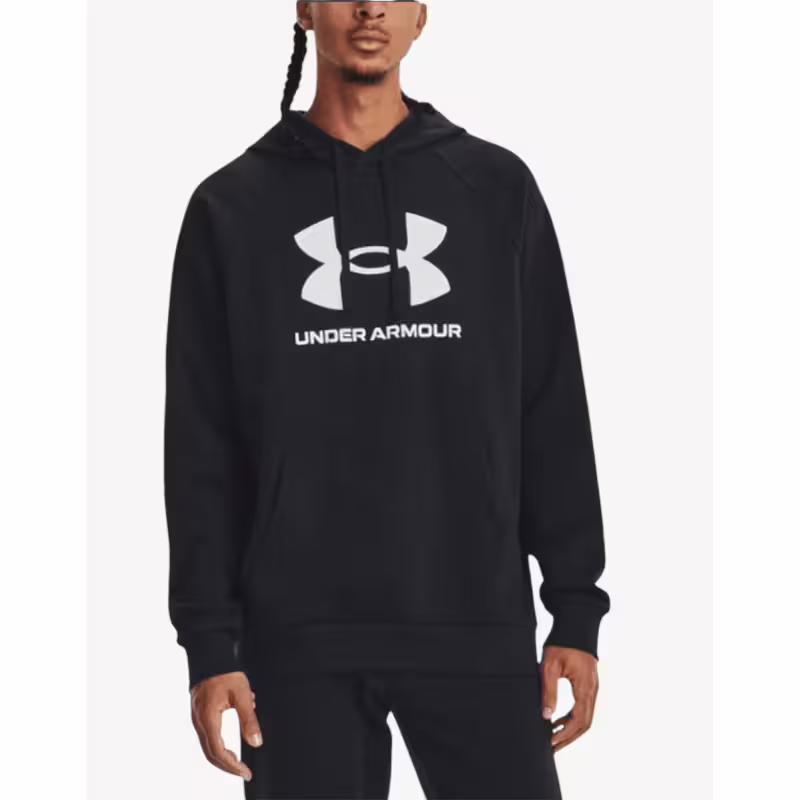 UNDER ARMOUR Rival Fleece Logo HD Black/White