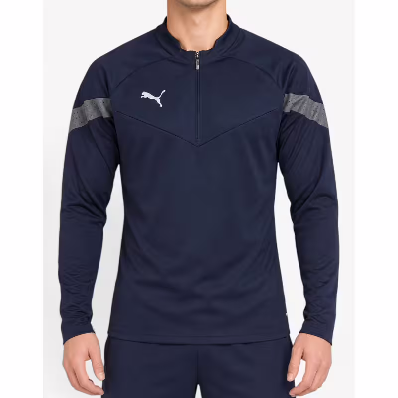 PUMA TeamFinal Training 1/4 Zip Sweatshirt Blue
