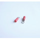 Кабелно ухо с изолация червено Ф3,7mm/1,5mm2