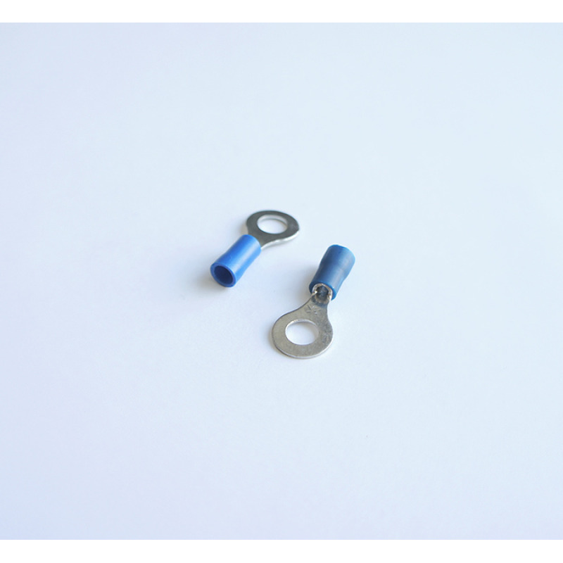Кабелно ухо с изолация синьо Ф6mm/2,5mm2
