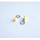 Кабелно ухо с изолация жълто Ф8mm/4mm2
