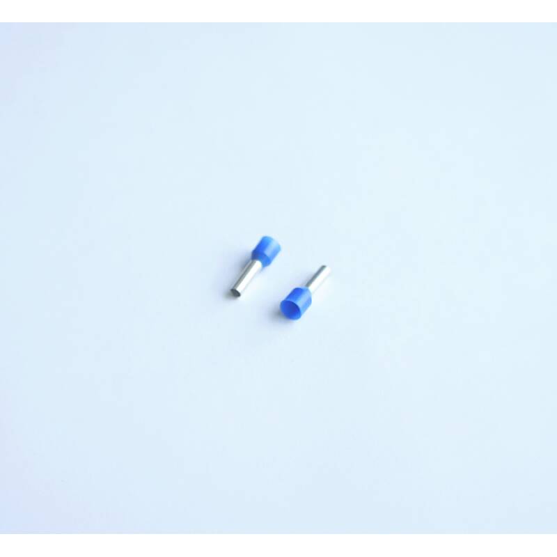 Кабелна втулка (кламфа) с изолация синя 2,5mm2