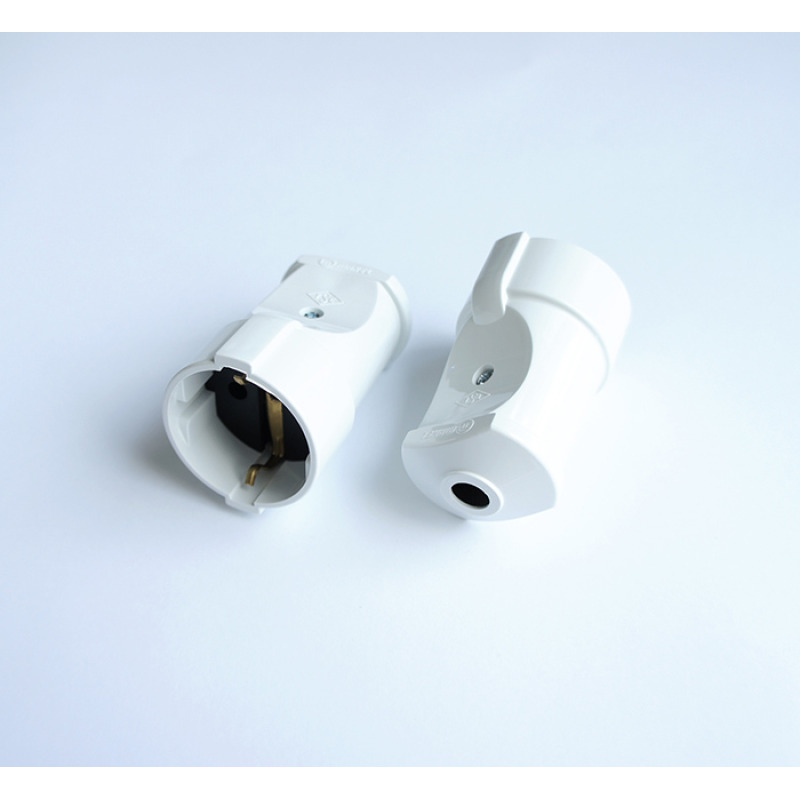 Куплунг за контакт "шуко" PVC 220V 16A