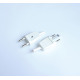 Щепсел за контакт плосък PVC 220V 2,5A