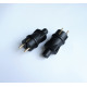 Български щепсел за контакт "шуко", гумиран, 220VAC, 16A, IP44