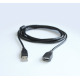 Кабел USB-A(м), USB-A(ж), 3m