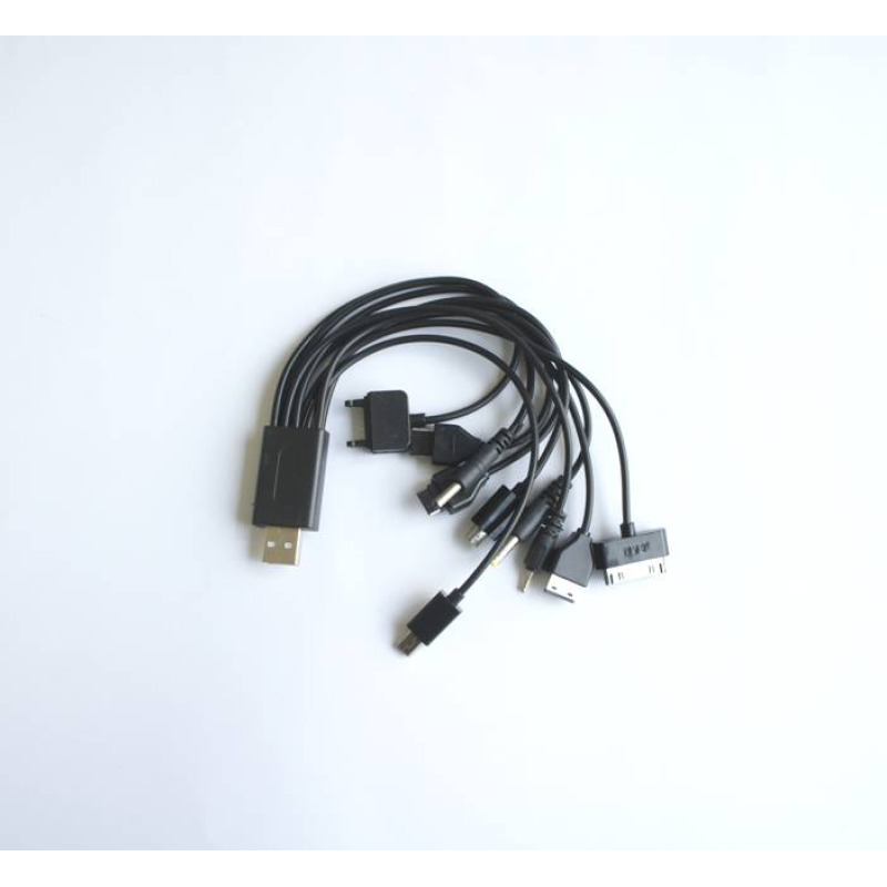Кабел, универсален, мобилен телефон, смартфон, USB-A(м), 0,3m