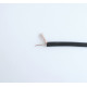 Екраниран кабел, едножилен, за микрофон, MONO, черен, Ф6,2mm, Cu