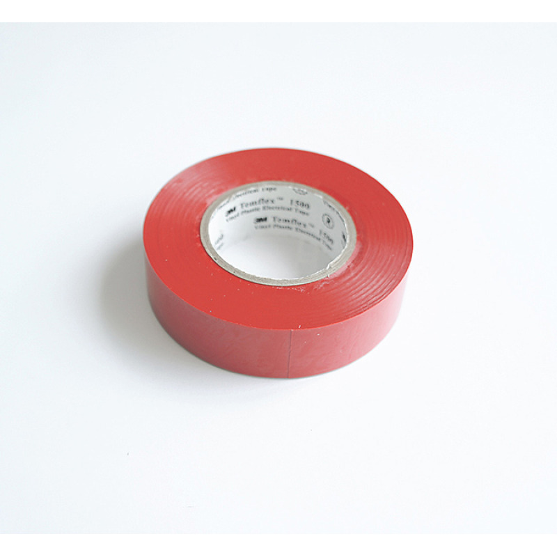 PVC, изолирбанд лента, червена, 19mm, 20m