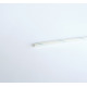 Високотемпературен шлаух, 200°C, бял, Ф1mm