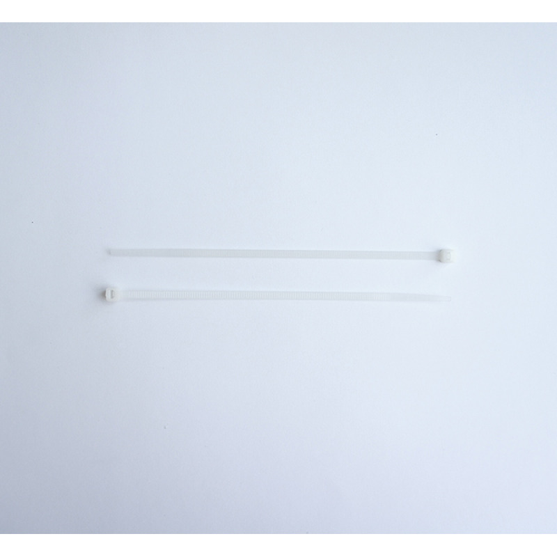 Кабелна превръзка, опашка, бяла, 3,5x200mm