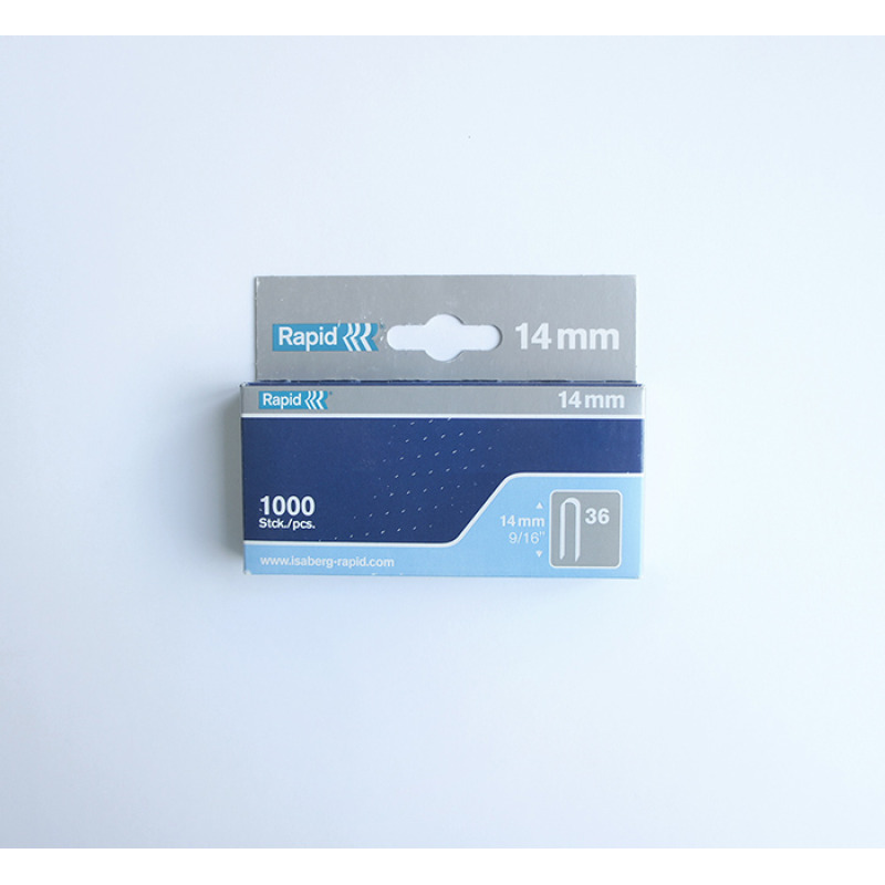 Скоба за такер за кабел 36 RAPID 14x7,7mm 1000бр.