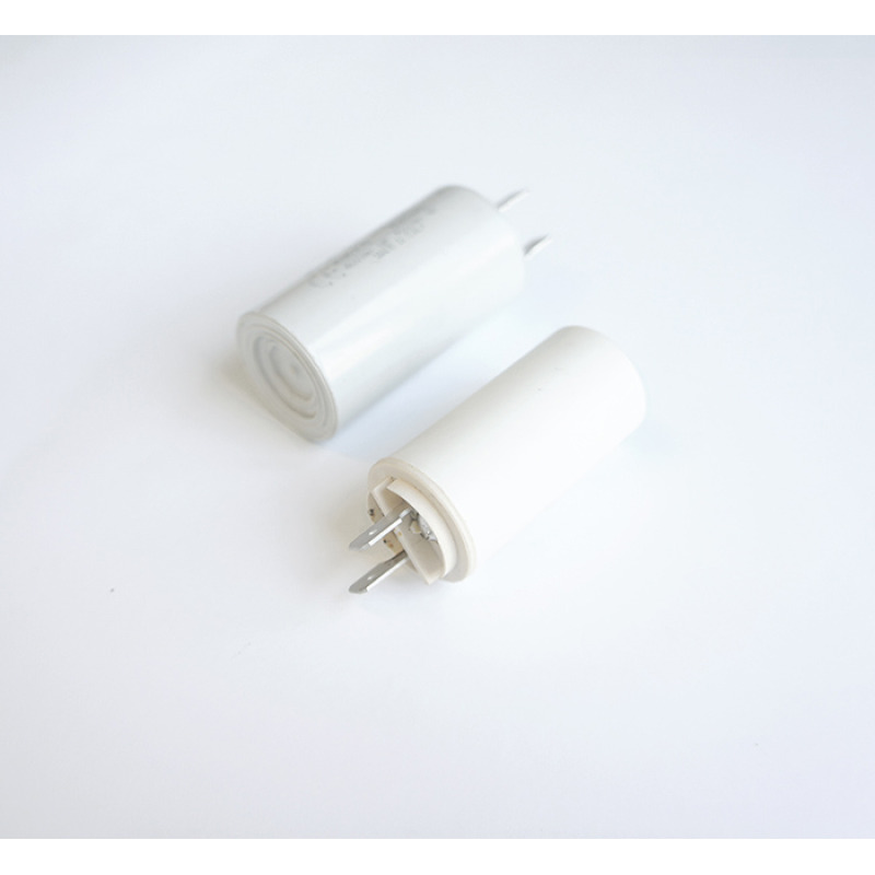 Работен кондензатор CBB60-1B, 450VAC, 1,5uF, 4 кабелни обувки, Ф25x55mm