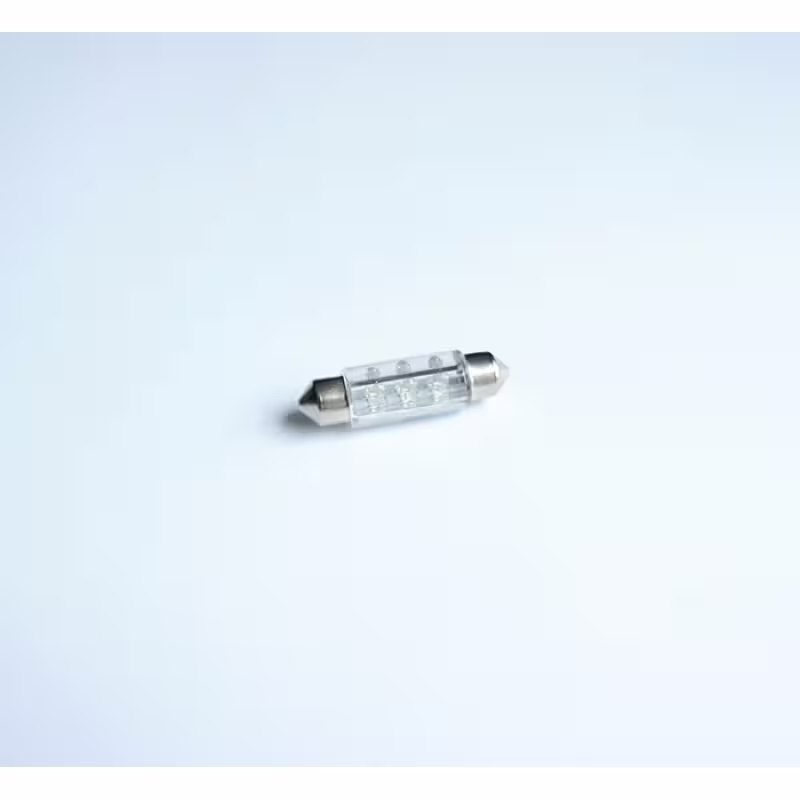 Автомобилна лампа LED бяла 12V Ф11х39mm