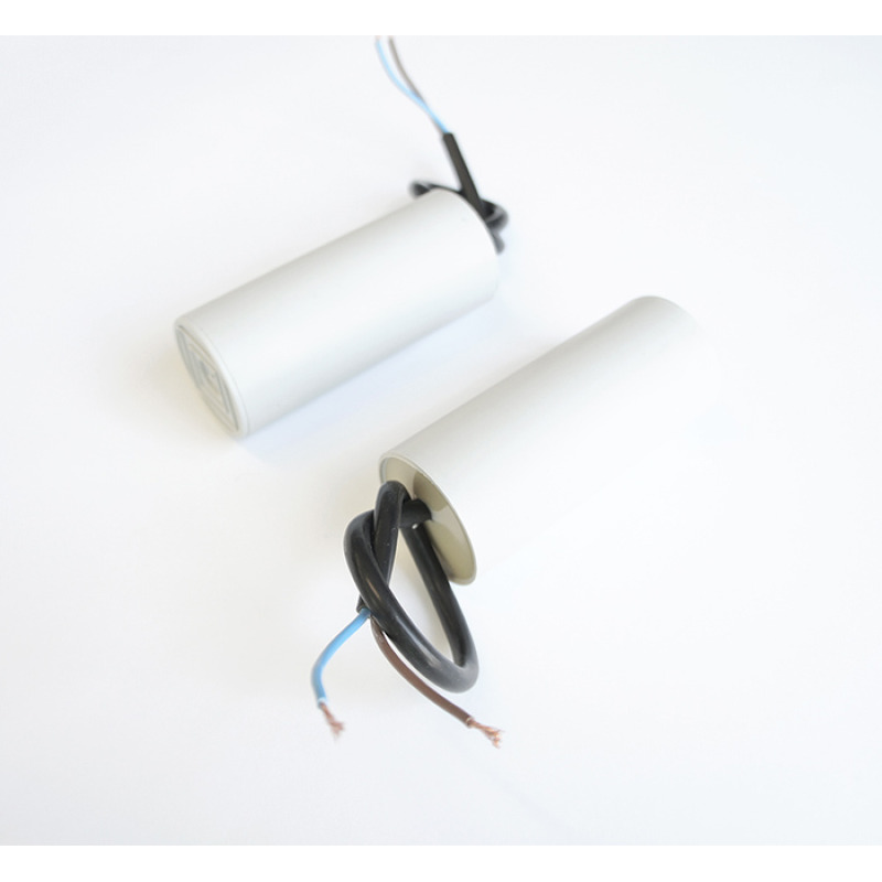 Работен кондензатор CBB60, 450VAC, 6uF, кабел, Ф35x65mm
