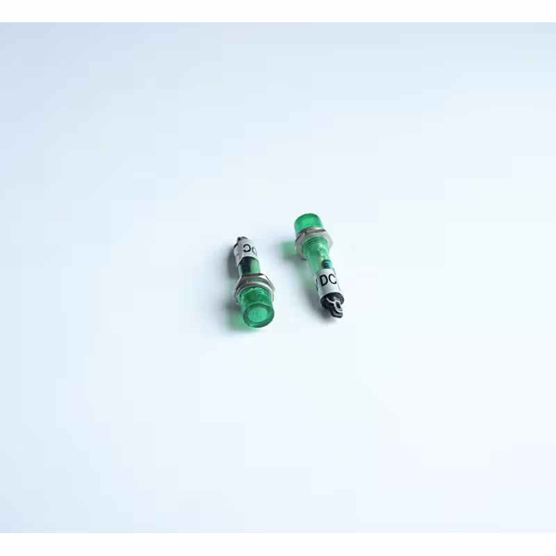 Автомобилен плафон оранжев/зелен 12V Ф5mm