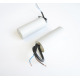 Работен кондензатор CBB60, 450VAC, 8uF, кабел, Ф35x60mm