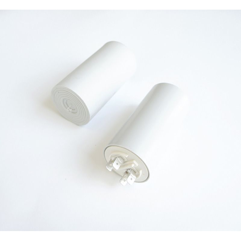 Работен кондензатор CBB60, 450VAC, 20uF, 4 кабелни обувки, Ф40х70mm